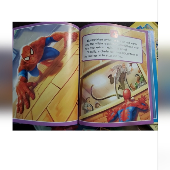 :* 5 MARVEL SPIDERMAN AVENGERS GUARDIANS Story Reader Me Reader Hardcover books - Picture 9 of 12